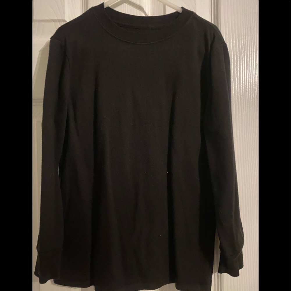 Boys Long Sleeve Black Shirt